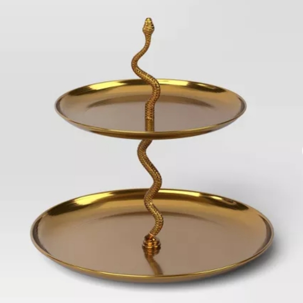 NWT Snake Tiered Divided Server Gold - Threshold